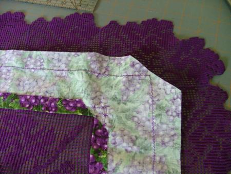 FSL Crochet Grape Vine Border and Insert Set image 13