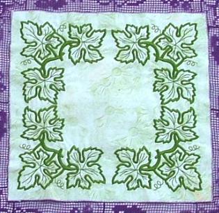 FSL Crochet Grape Vine Border and Insert Set image 3