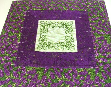 FSL Crochet Grape Vine Border and Insert Set image 5