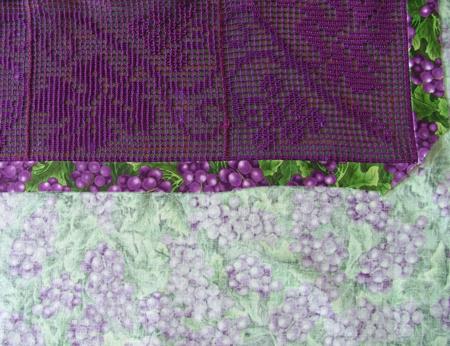FSL Crochet Grape Vine Border and Insert Set image 8