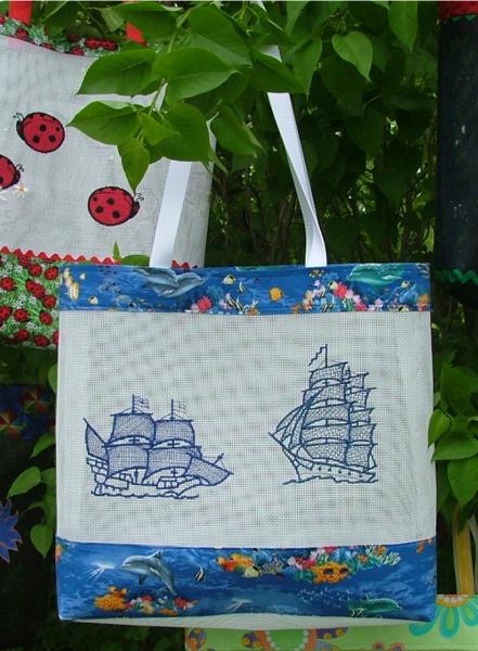 Plastic Mesh Tote Bags with Embroidery Part II image 8