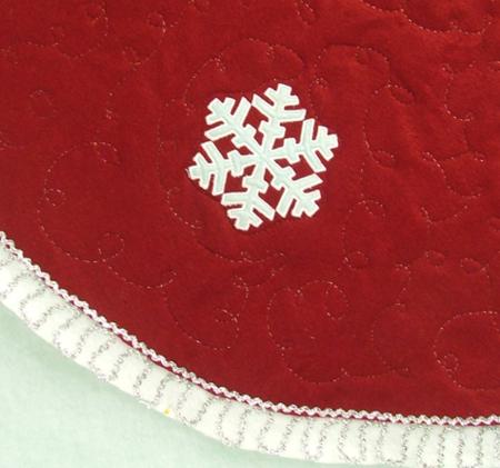 Christmas Felt Tree Skirt with Appliqué image 11