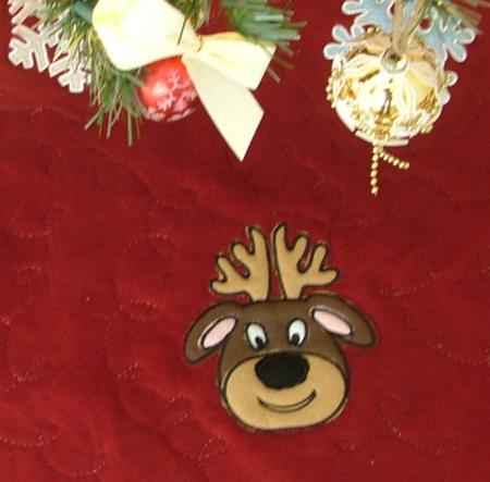 Christmas Felt Tree Skirt with Appliqué image 10