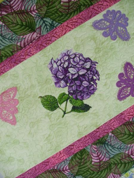 Hydrangea Table Runner image 7