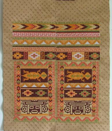 Tote Bag with Southwestern Indian Motif image 3