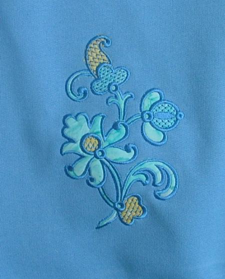 Sweatshirt with Applique Embroidery image 7