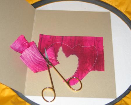 Valentine Greeting Card with Appliqué image 4