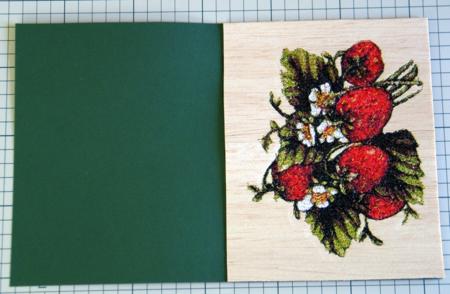 Balsa Wood Greeting Card with Embroidery image 6