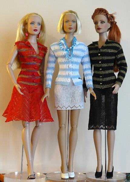 Classic Jacket and Skirt Outfit Set for 16-in Fashion Dolls image 1