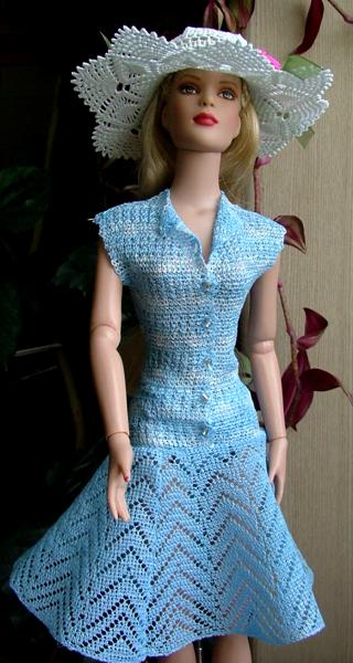 Classic Jacket and Skirt Outfit Set for 16-in Fashion Dolls image 5