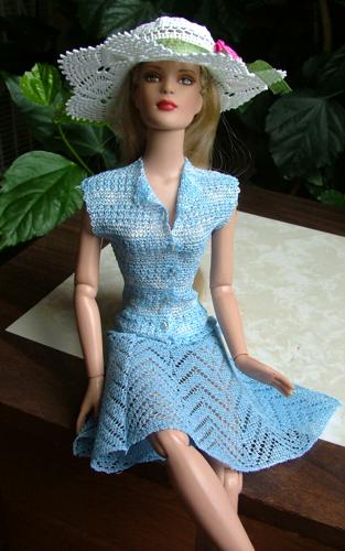 Classic Jacket and Skirt Outfit Set for 16-in Fashion Dolls image 10