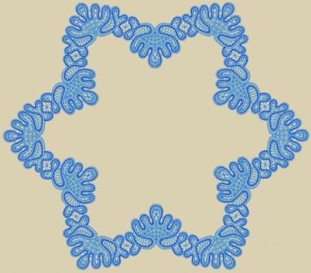 FSL Battenberg Victorian Coral Lace Border Set image 11