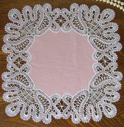 FSL Battenberg Victorian Coral Lace Border Set image 4