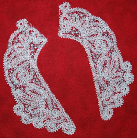FSL Battenberg Lace Collar for a Girl image 5