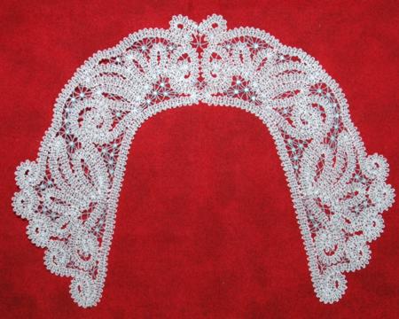 FSL Battenberg Lace Collar for a Girl image 1