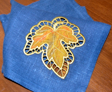 Cutwork Applique Leaf Set image 1