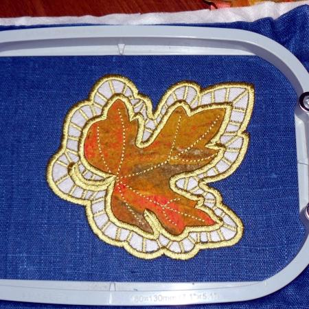 Cutwork Applique Leaf Set image 7