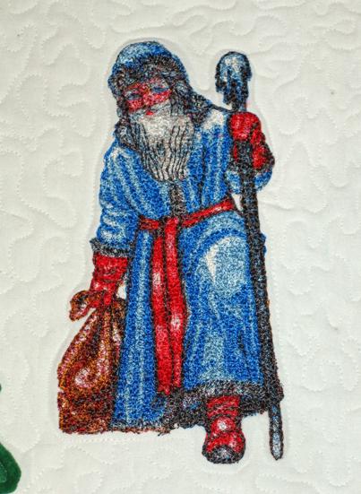 Santa Wall Hanging or Table Quilt image 11