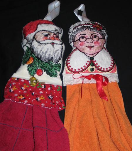 Christmas Towel Toppers (Hangers) image 1