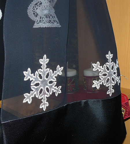 Snowflake Applique for Sheer Fabrics image 7