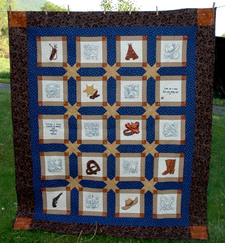 "Stay in the Saddle" Quilt image 1