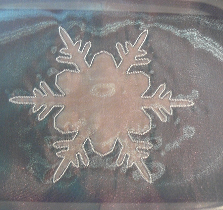 Snowflake Applique for Sheer Fabrics image 5