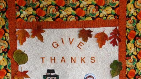 "Give Thanks!" Wall Quilt image 5