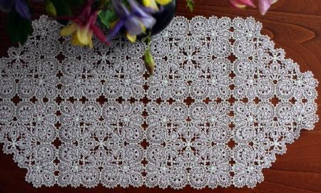 Battenberg Lace Table Runner image 5