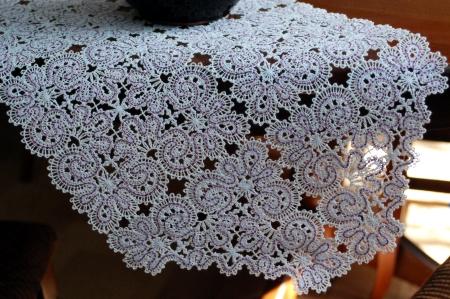 Battenberg Lace Table Runner image 9