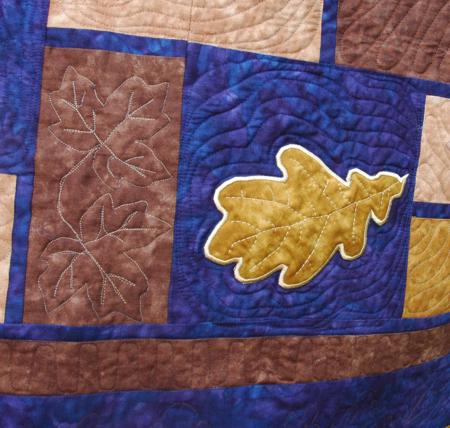 Autumn Leaf Bed Quilt image 14