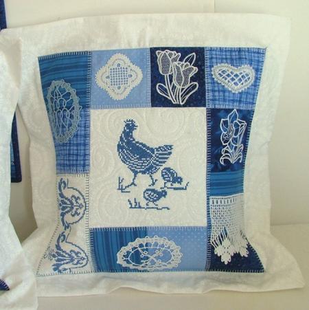 Quilted Pillows with Embroidery image 7
