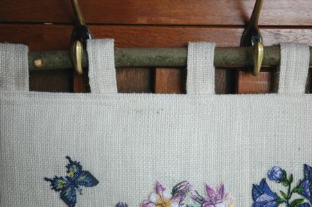 Rustic Burlap Flower Panel image 7