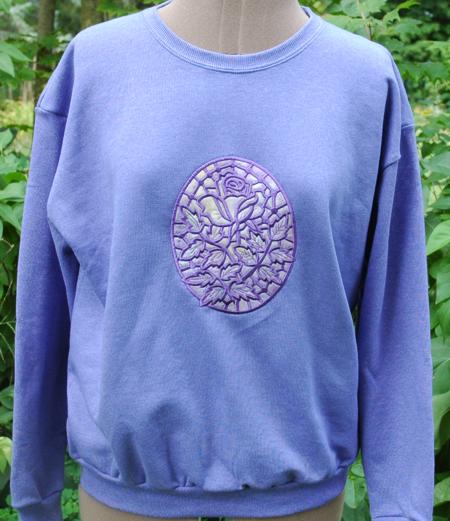 Sweat-Shirts Decorated with Cutwork Designs - Advanced Embroidery Designs