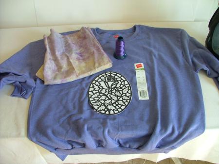 Sweat-Shirts Decorated with Cutwork Designs image 2