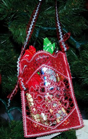 FSL Battenberg Lace Christmas Gift Bag image 4
