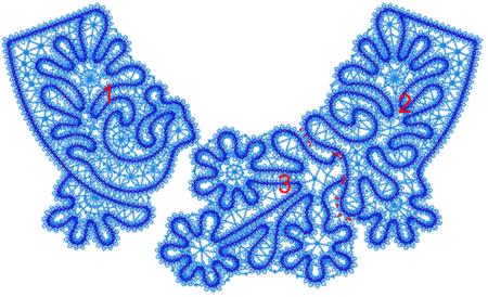 FSL Battenberg Offset Neckline Lace image 3