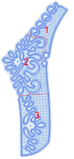 FSL Battenberg Victorian Lace Collar image 3