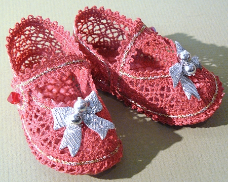 FSL Battenberg Lace Mary Jane Shoes for American Girl Doll image 1