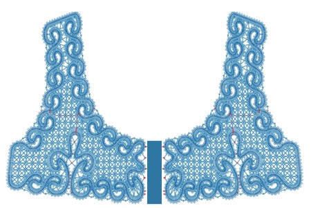 FSL Battenberg Elegant Lace Yoke image 5