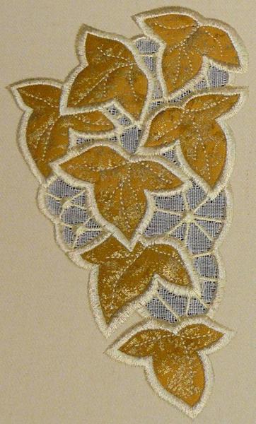 Leaves Cutwork Applique Lace image 5