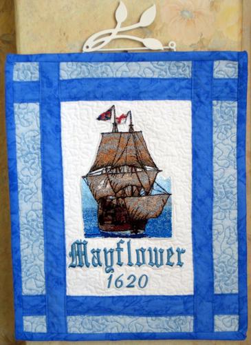 Mayflower Quilted Wallhanging image 1