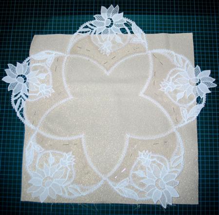 FSL Battenberg Poinsettia Applique Doily image 9