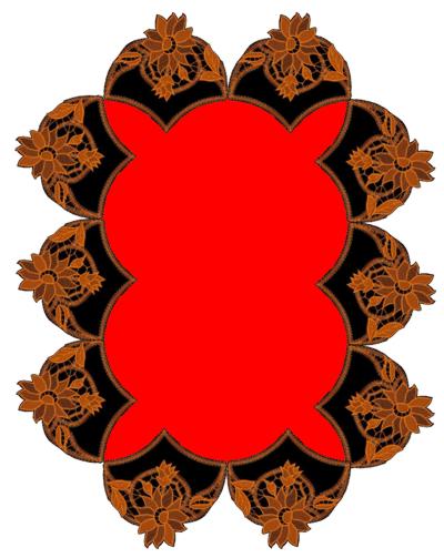 FSL Battenberg Poinsettia Applique Doily image 15