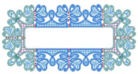Table Linen with Battenberg Butterfly Border Lace image 4