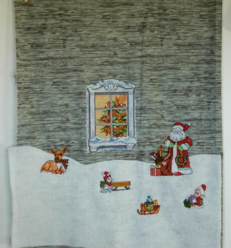 Christmas Window Wall Quilt image 4