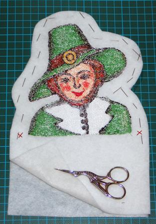 Leprechaun Towel Topper image 4