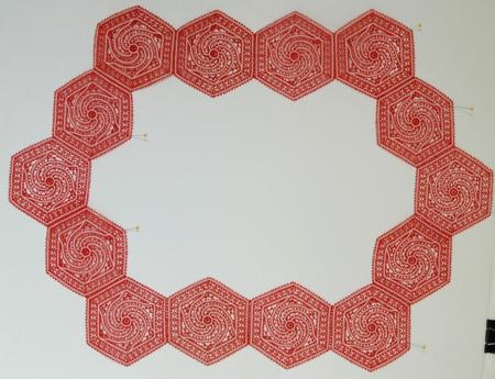 Table Linen with Battenberg Whirlpool Lace image 6